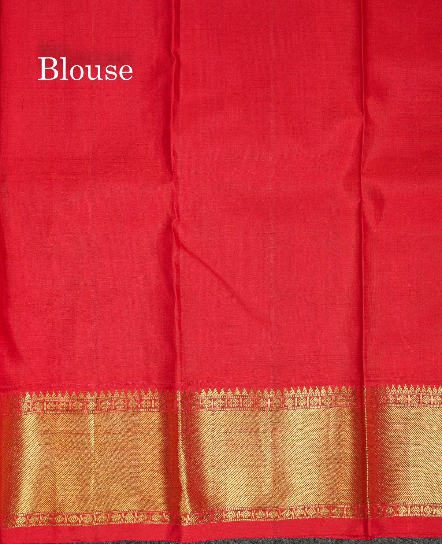 Beautiful Yellow Thread Work Butta Pure Kanjivaram Pure Silk Saree With Contrast Chilly Red Traditional Border