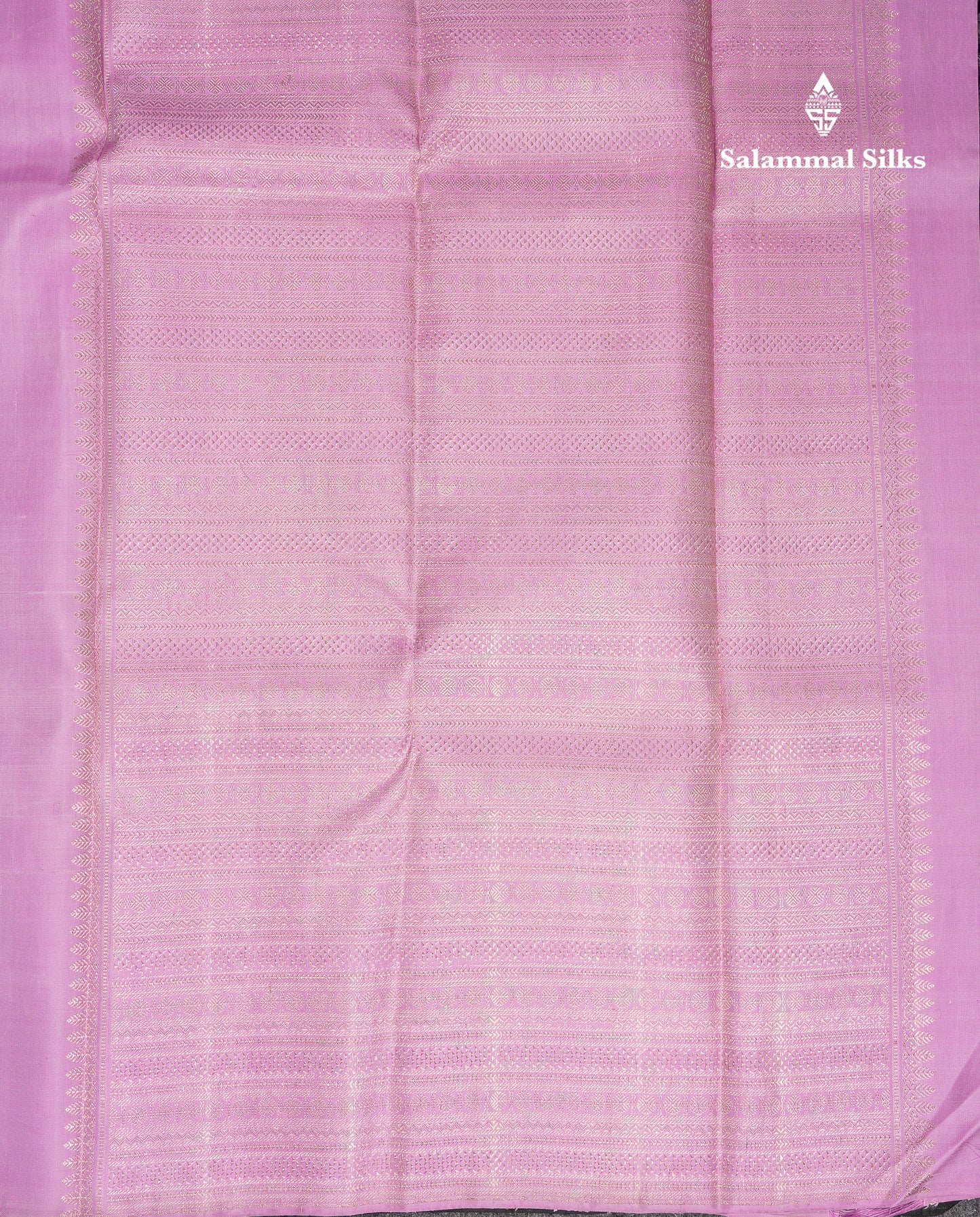 Beautiful Black & Grey Fancy Pure Kanjivaram Silk Saree With Contrast Lavender Blouse