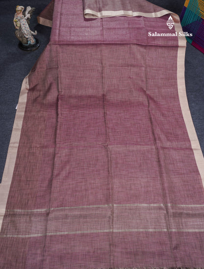 Light Elaichi Green Silver Zari Lines Linen Cotton Mix Fancy Saree With Blouse