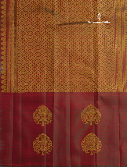 Peacock Blue Beautiful Fancy Pure Kanjivaram Silk Saree