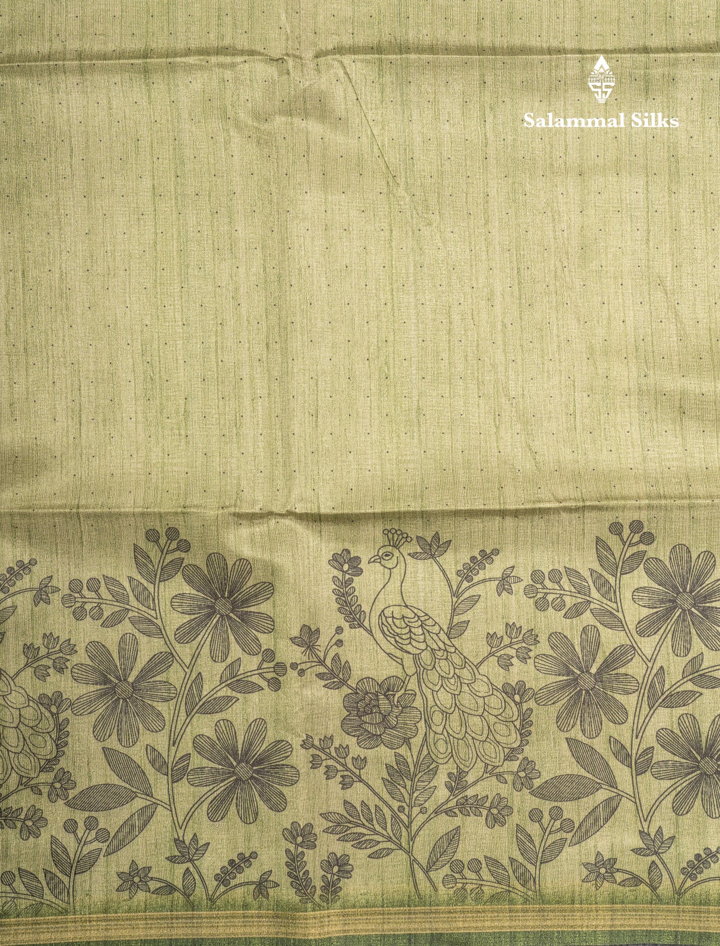 Grey Colour Semi Tussar Fancy Saree With Designer Blouse