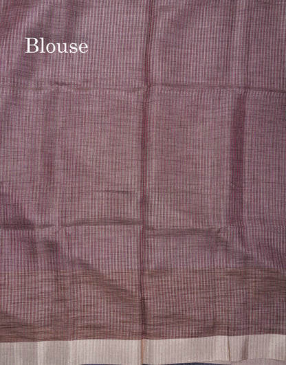 Light Elaichi Green Silver Zari Lines Linen Cotton Mix Fancy Saree With Blouse