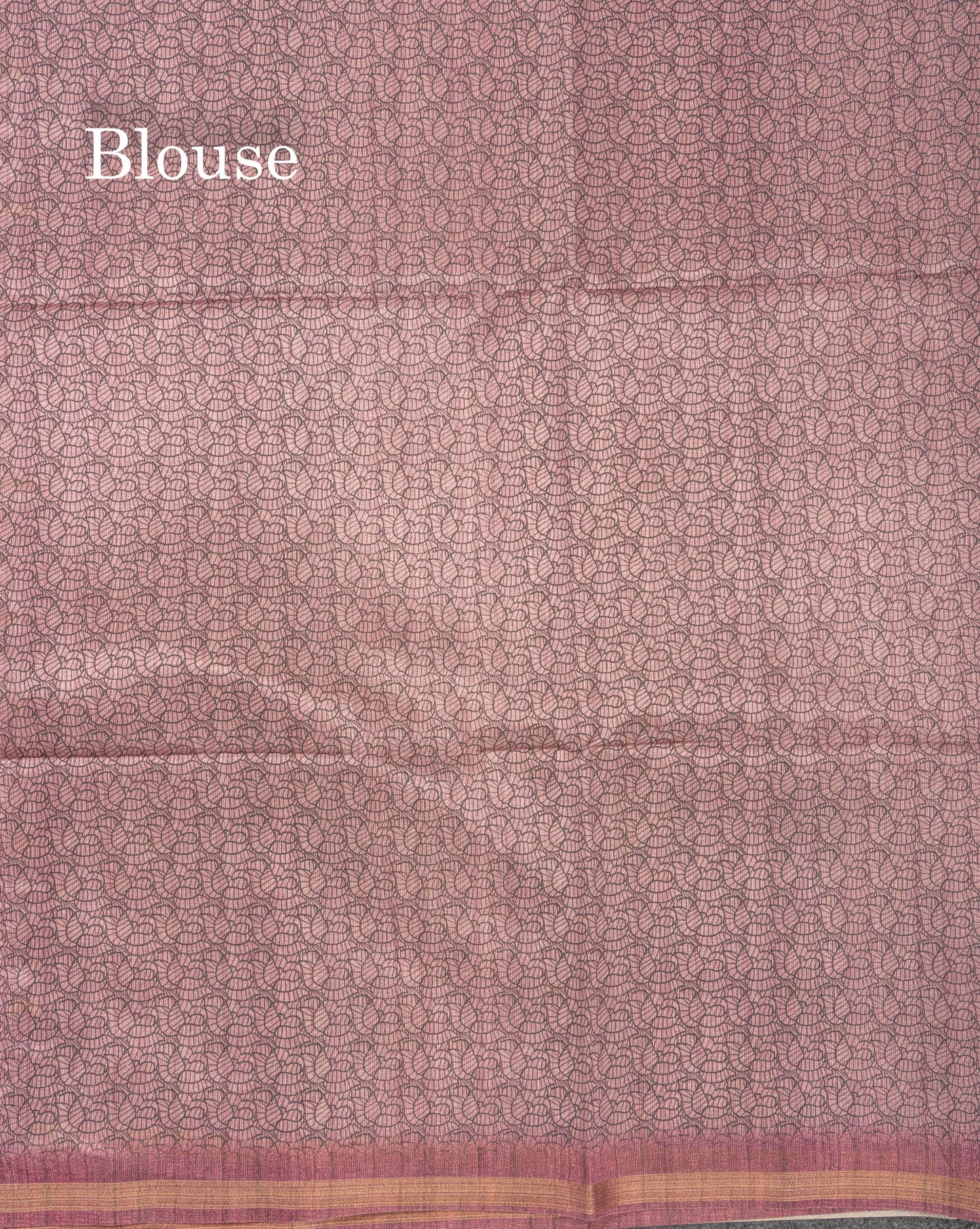Grey Colour Semi Tussar Fancy Saree With Designer Blouse