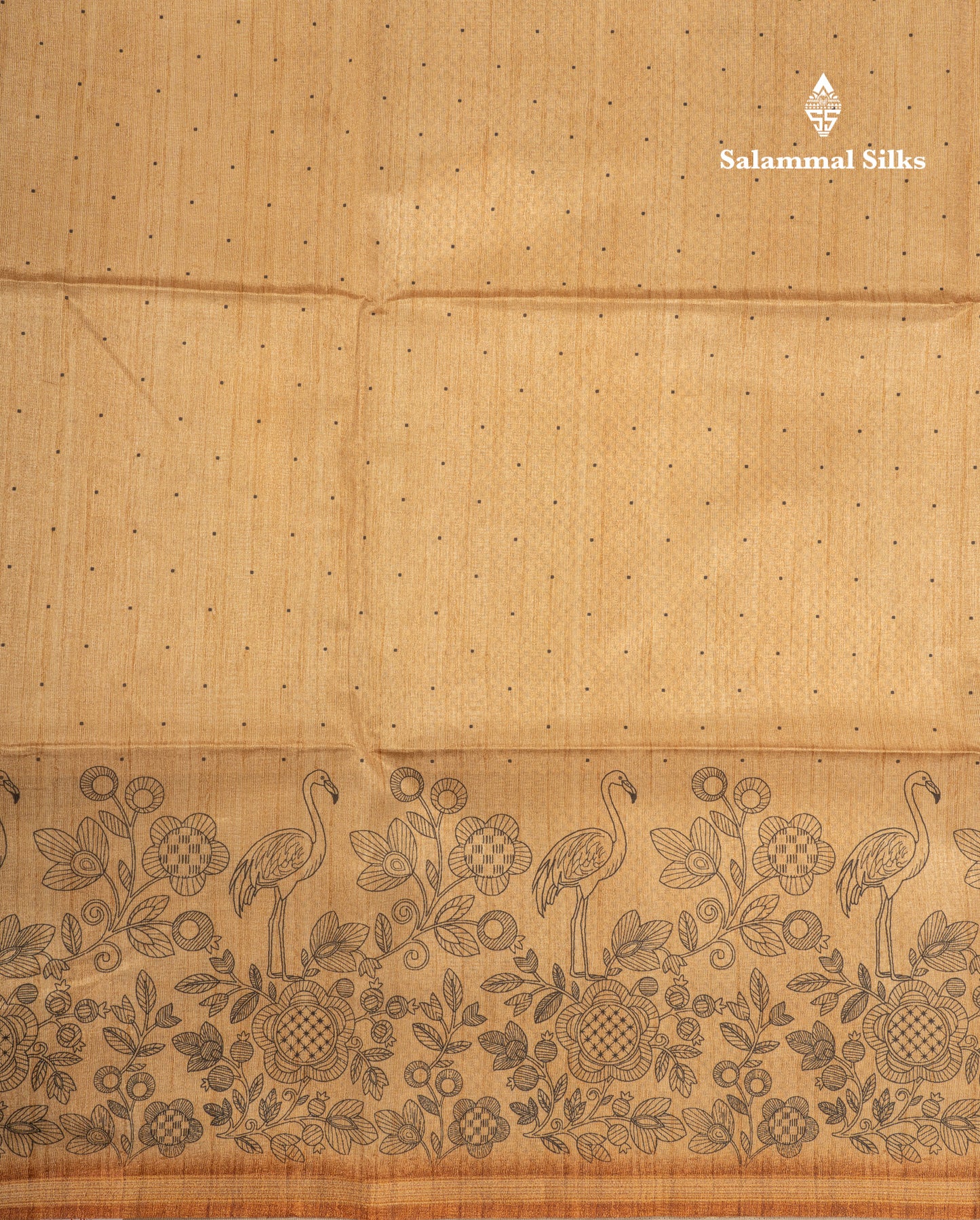 Grey Colour Semi Tussar Fancy Saree With Designer Blouse