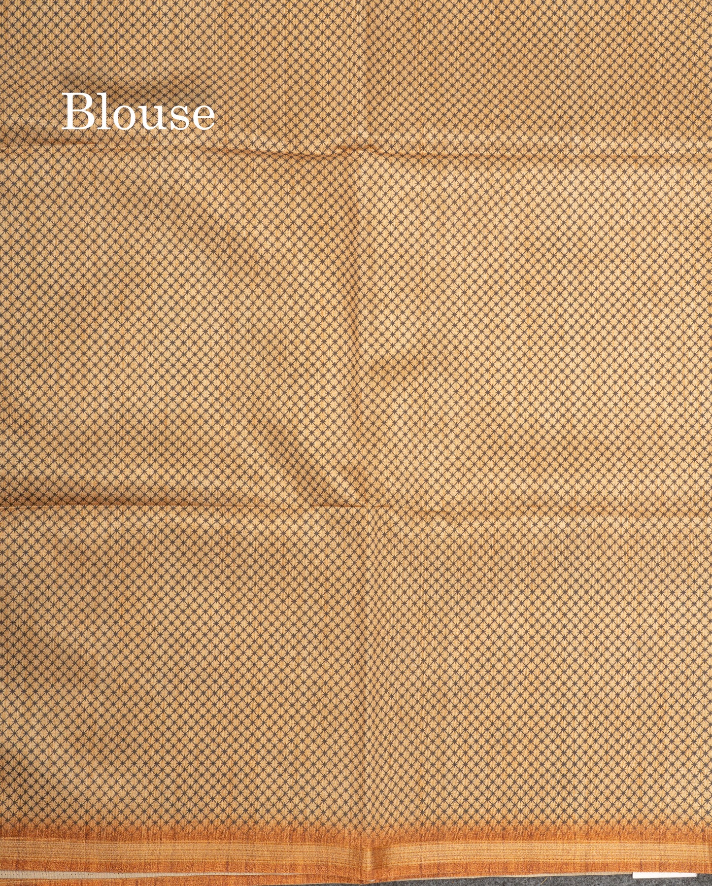 Grey Colour Semi Tussar Fancy Saree With Designer Blouse