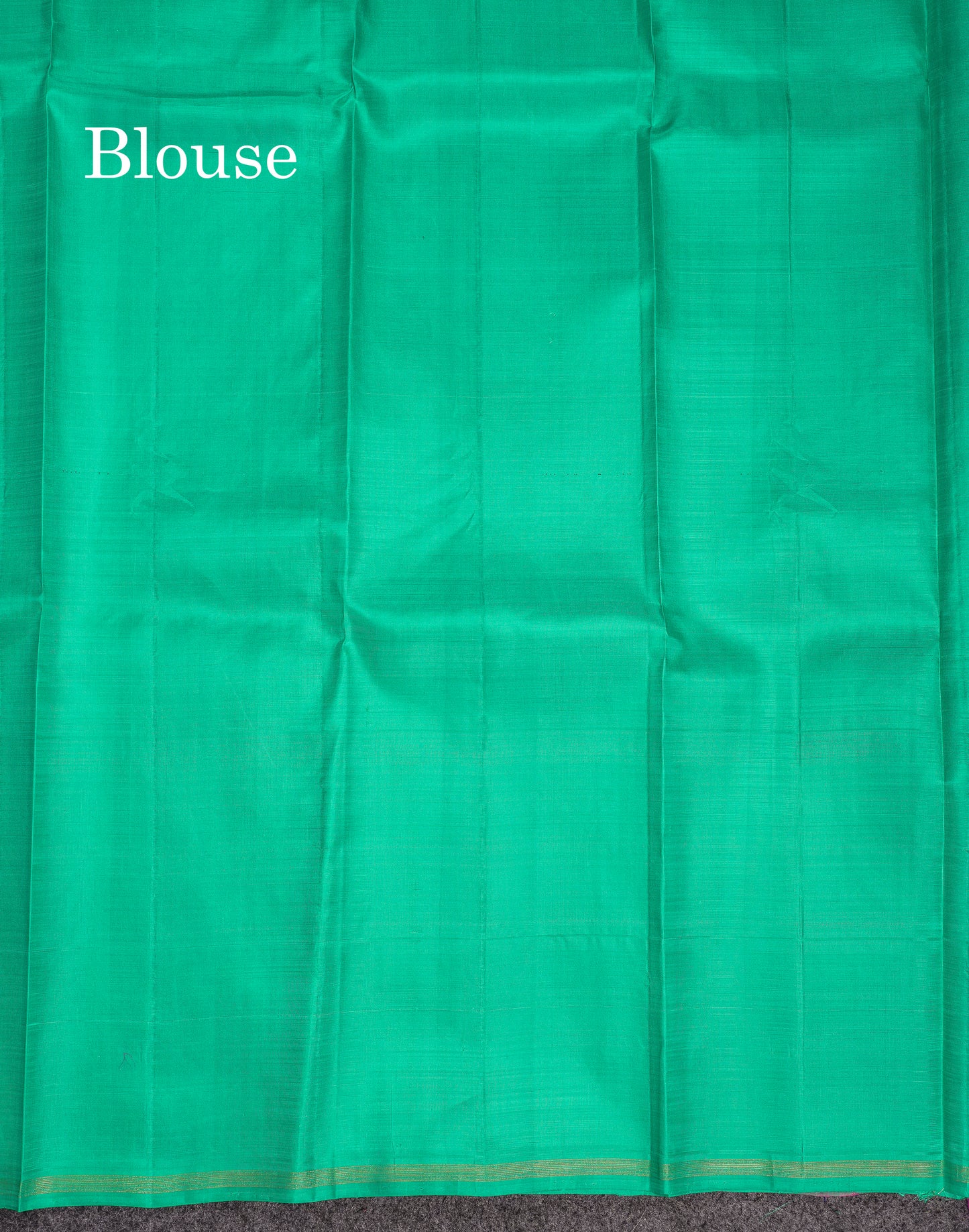 Beautiful Light Pink Big Checks Fancy Pure Kanjivaram Silk Saree With Contrast Sapphire Green Blouse