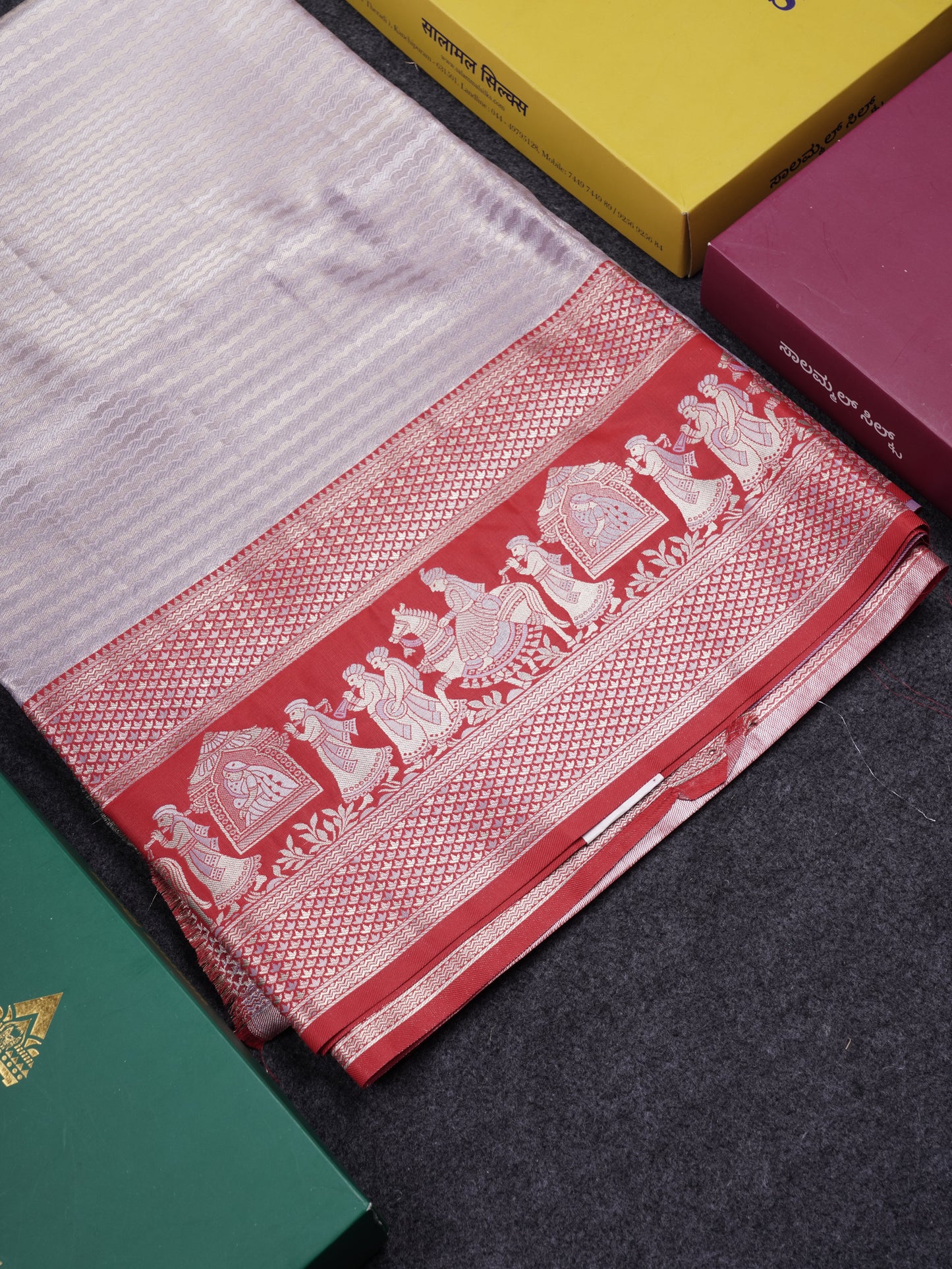 Beautiful Light Green Tissue Silk Mix Saree With Contrast Vadamalli Traditional Pallaku Evening Morning Border