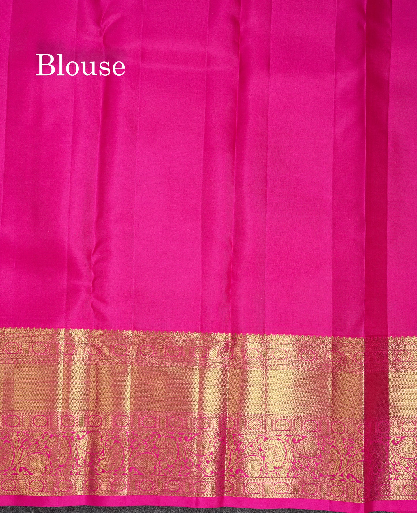 Beautiful Dark Magenta Bridal Pure Kanjivaram Silk Saree With Contrast Magenta Pink Traditional Evening Morning Border