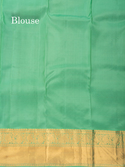 Dark Maroon Pure Silk Mix Saree With Contrast Rexona Blouse