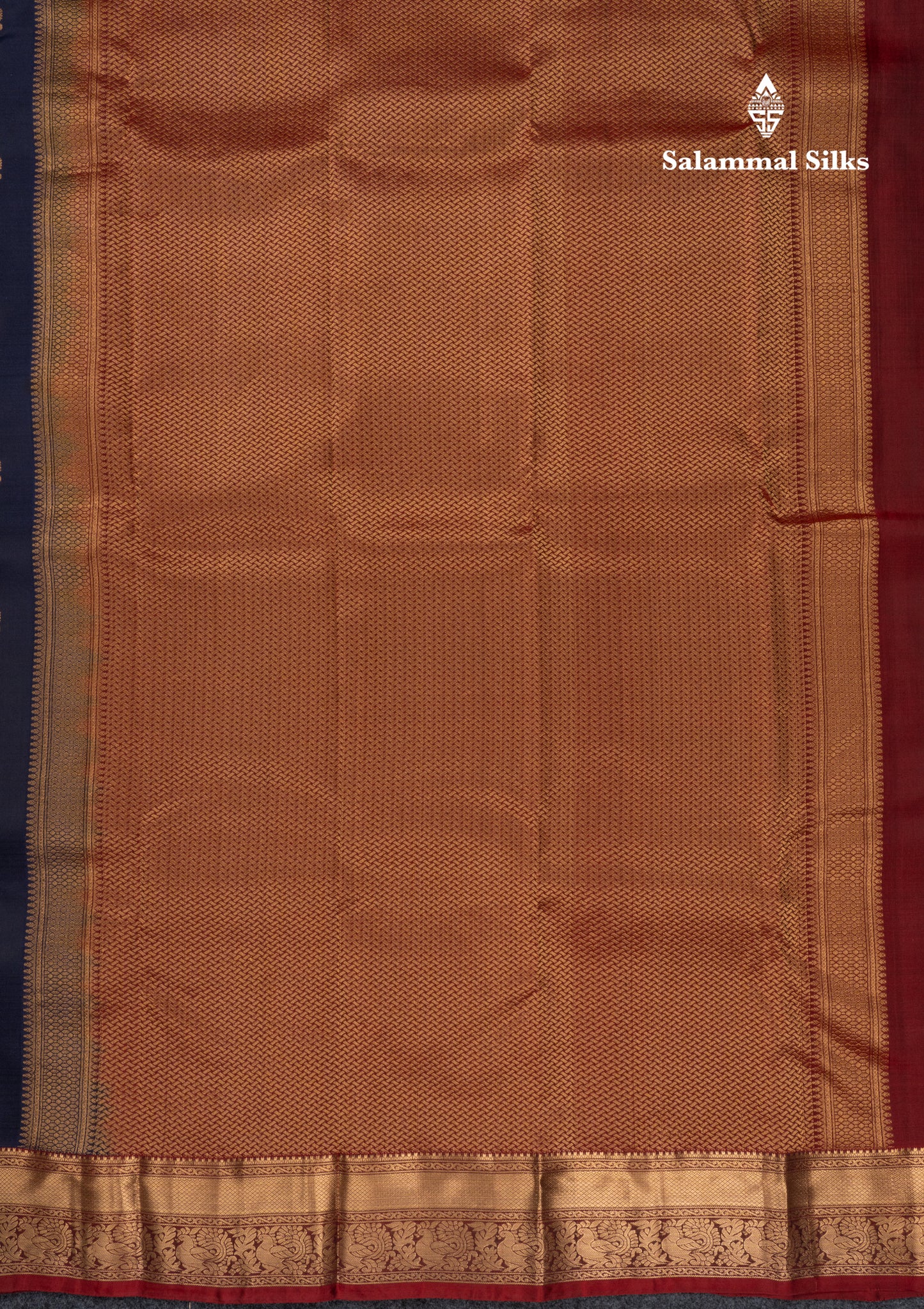 Dual Tone Dark Maroon Pure Silk Mix Saree With Contrast Chilly Red Border
