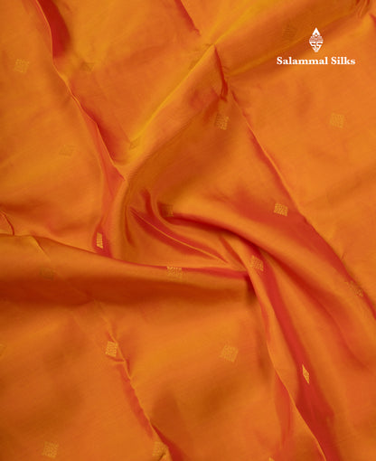 Violet Pure Silk Mix Saree With Contrast Purple Blouse