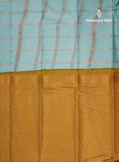 Beautiful Black Sungudi Cotton Saree With Contrast Peach Traditional Long Border