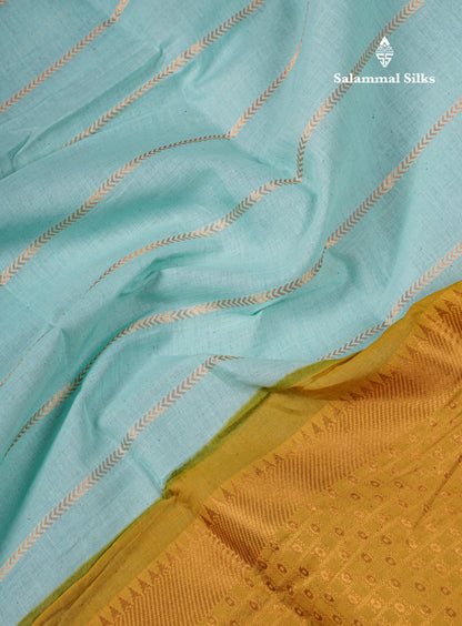 Beautiful Black Sungudi Cotton Saree With Contrast Peach Traditional Long Border
