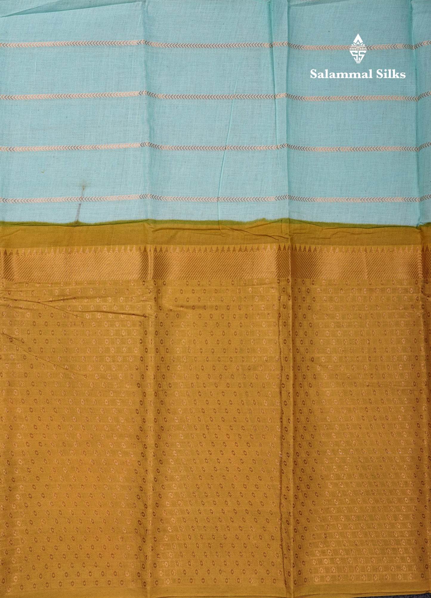 Beautiful Black Sungudi Cotton Saree With Contrast Peach Traditional Long Border