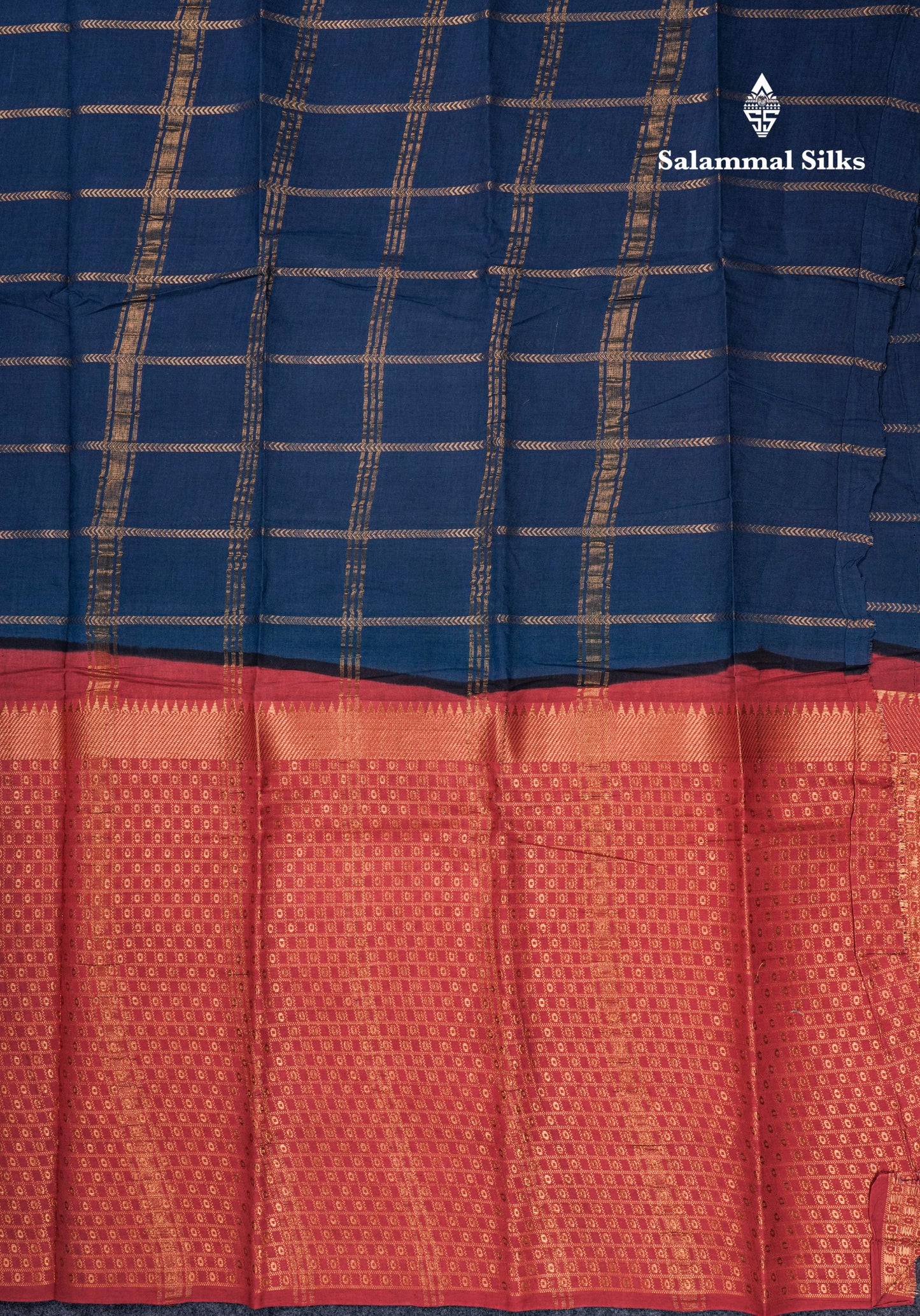 Beautiful Black Sungudi Cotton Saree With Contrast Peach Traditional Long Border