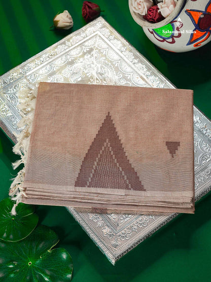 Pure Cotton Saree - Pista Green Colour Body Thread Butta With Fancy Thread Work Temple Border