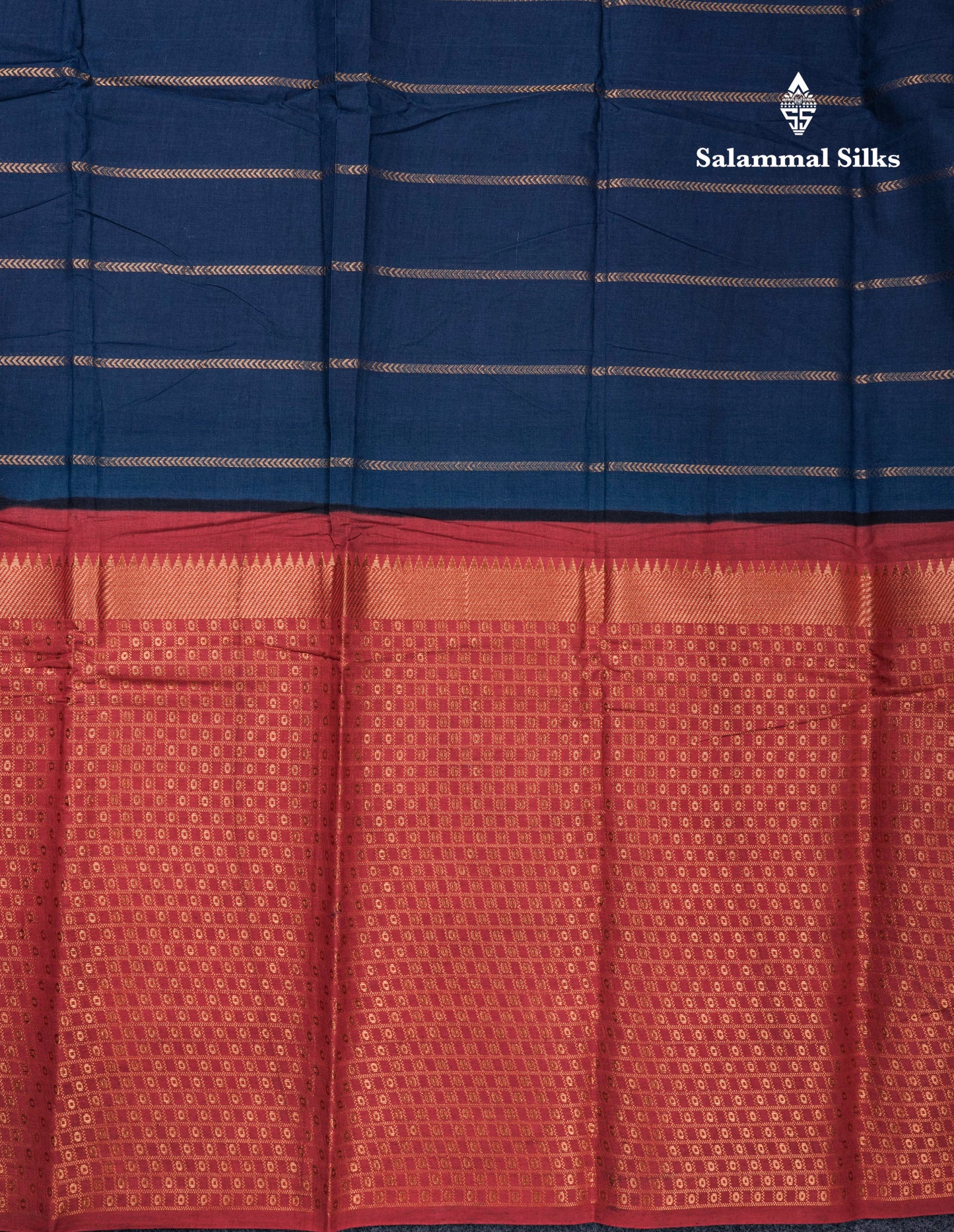 Beautiful Black Sungudi Cotton Saree With Contrast Peach Traditional Long Border