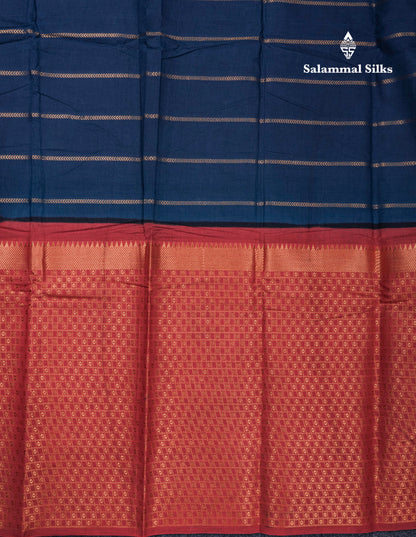 Beautiful Black Sungudi Cotton Saree With Contrast Peach Traditional Long Border