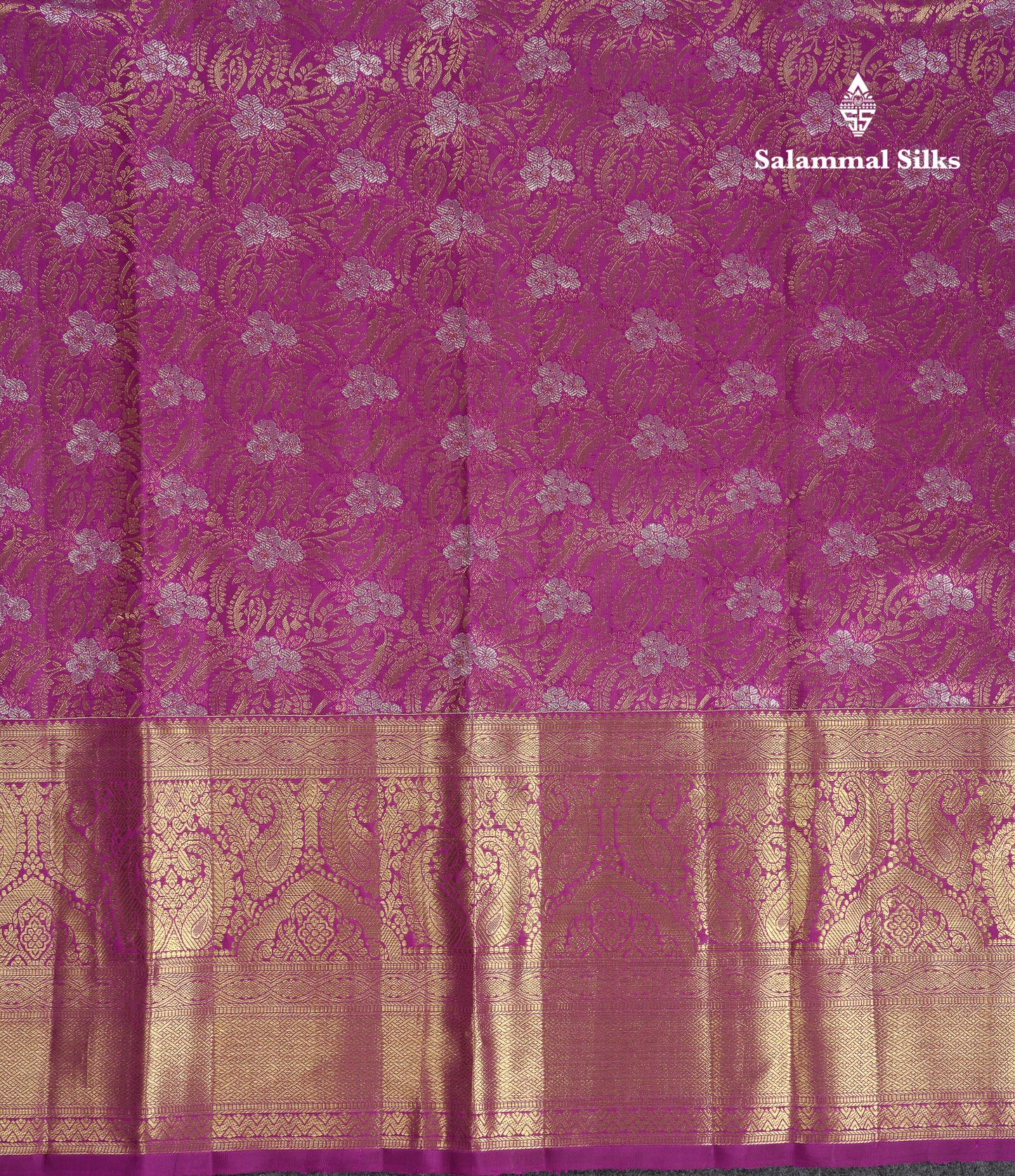 Beautiful Vadamalli Bridal Pure Kanjivaram Silk Saree With Traditional Evening Morning Border