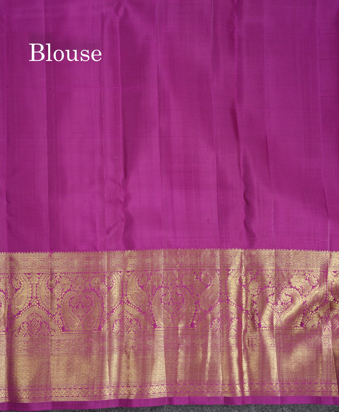Beautiful Vadamalli Bridal Pure Kanjivaram Silk Saree With Traditional Evening Morning Border