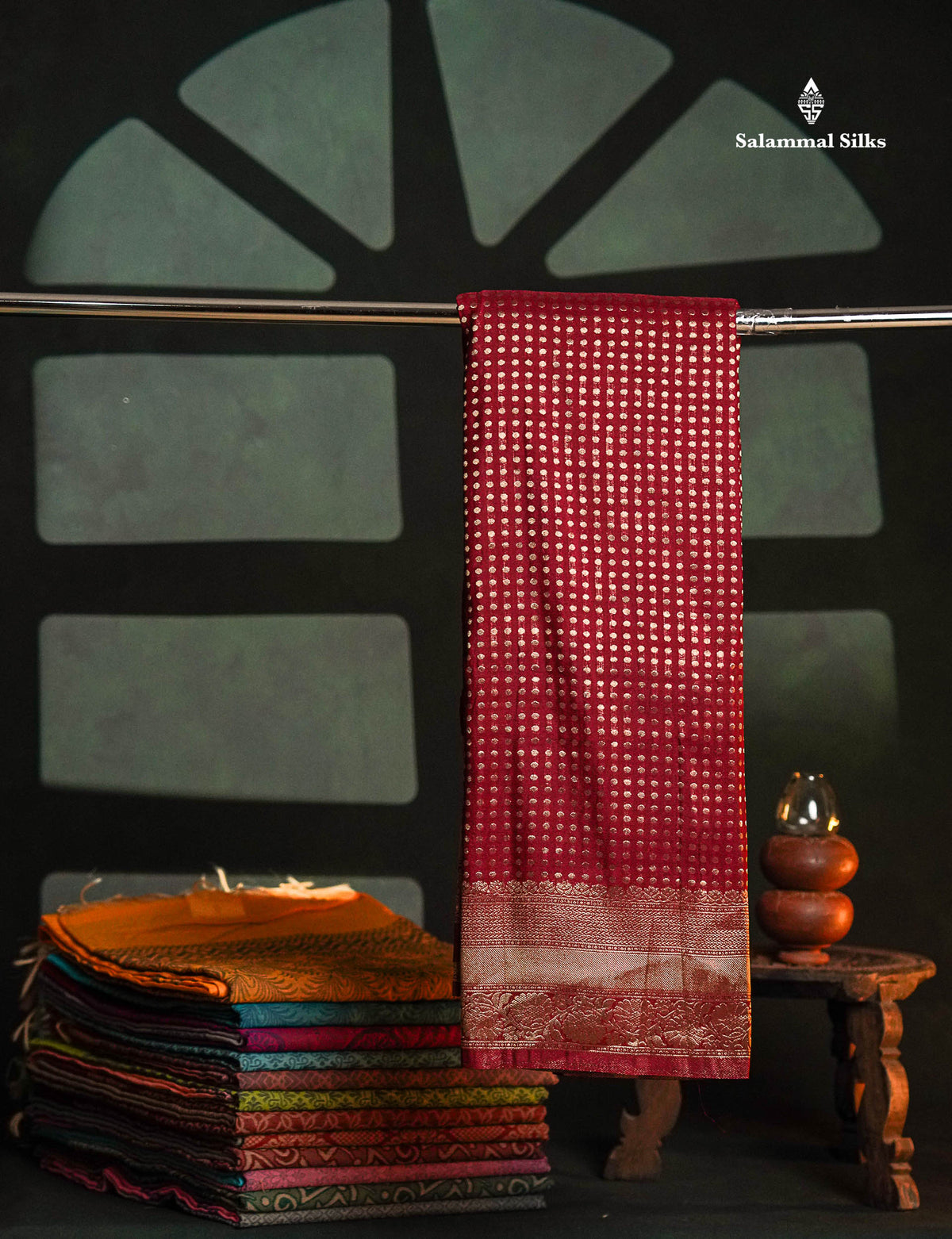 Beautiful Peacock Green Semi Georgette Saree With Fancy Border