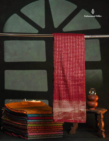 Beautiful Peacock Green Semi Georgette Saree With Fancy Border