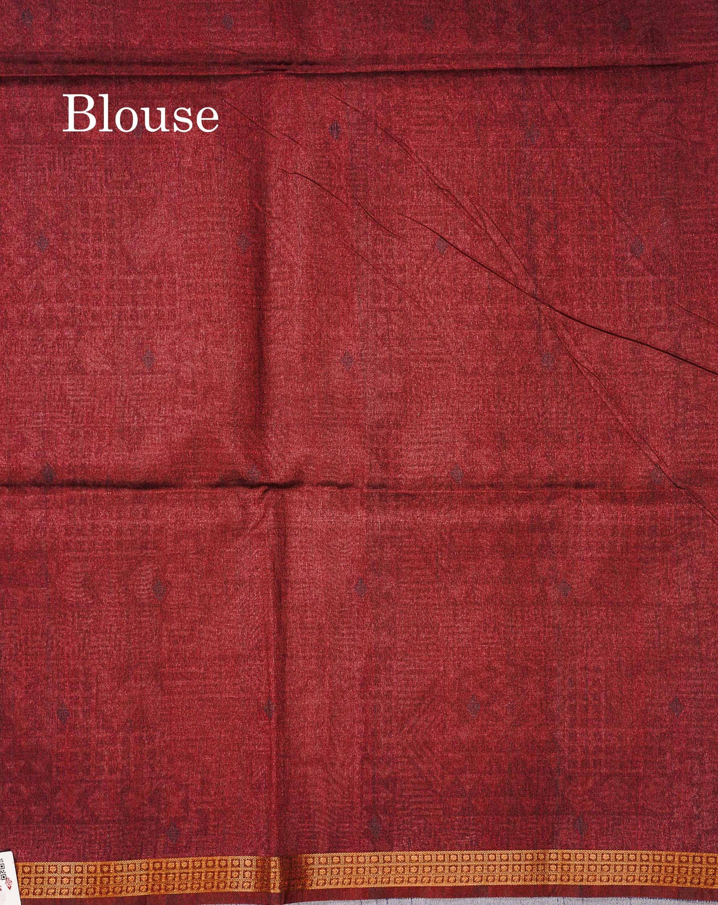 Beautiful Dark Maroon Semi Tussar Saree With Contrast Onion Pink Fancy Border
