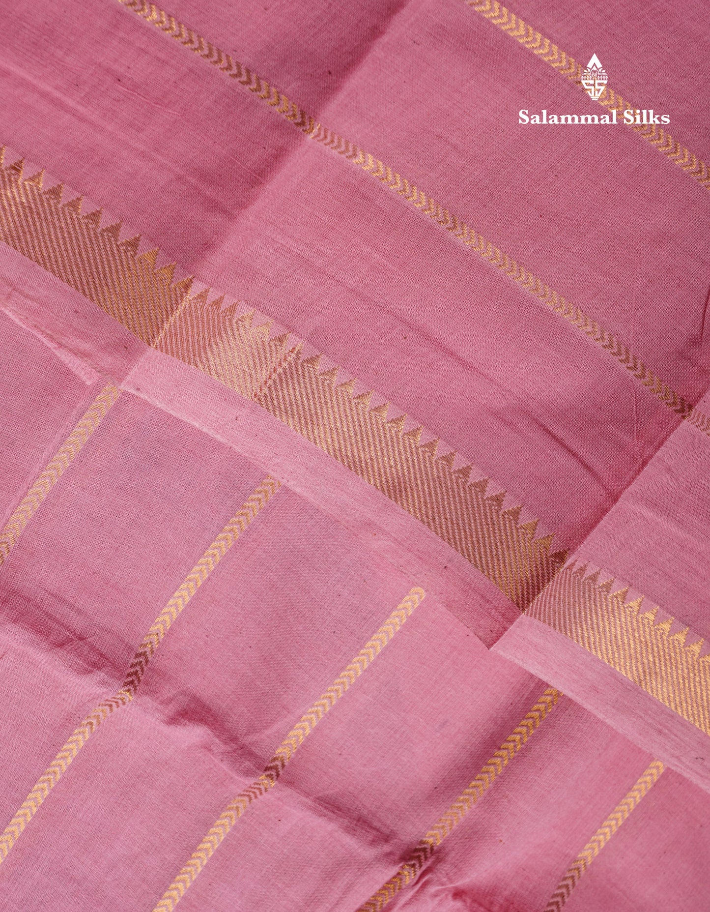 Beautiful Black Sungudi Cotton Saree With Contrast Peach Traditional Long Border