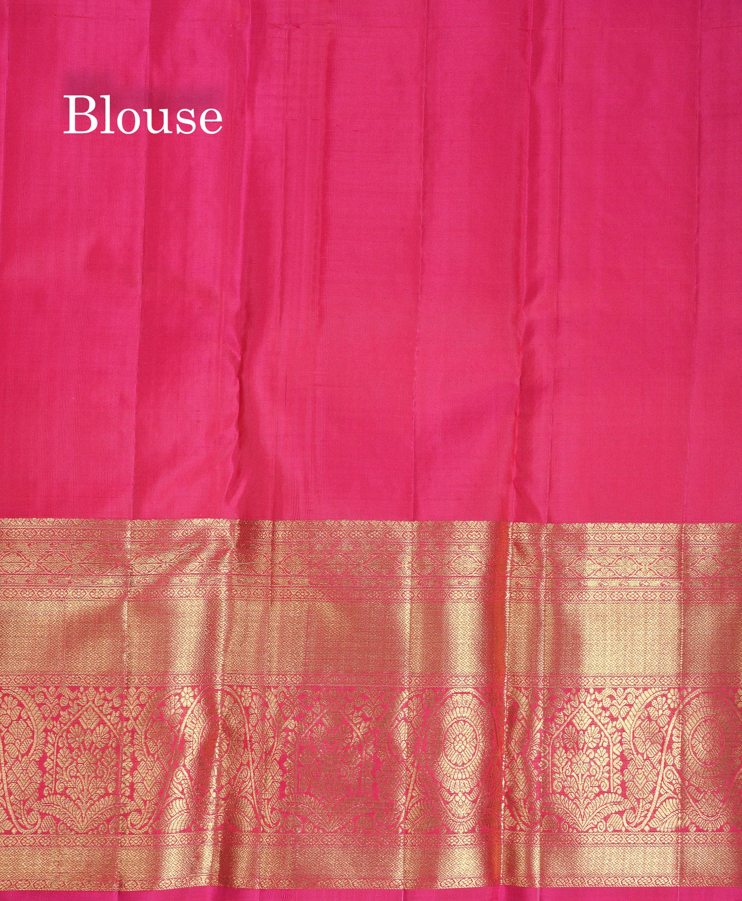 Beautiful Pink Bridal Pure Kanjivaram Silk Saree With Traditional Evening Morning Border