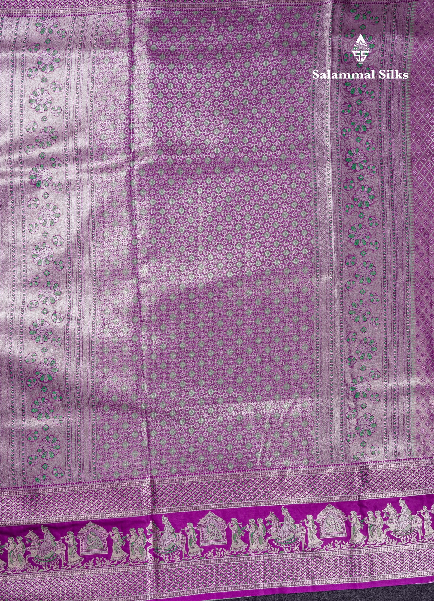 Beautiful Light Green Tissue Silk Mix Saree With Contrast Vadamalli Traditional Pallaku Evening Morning Border
