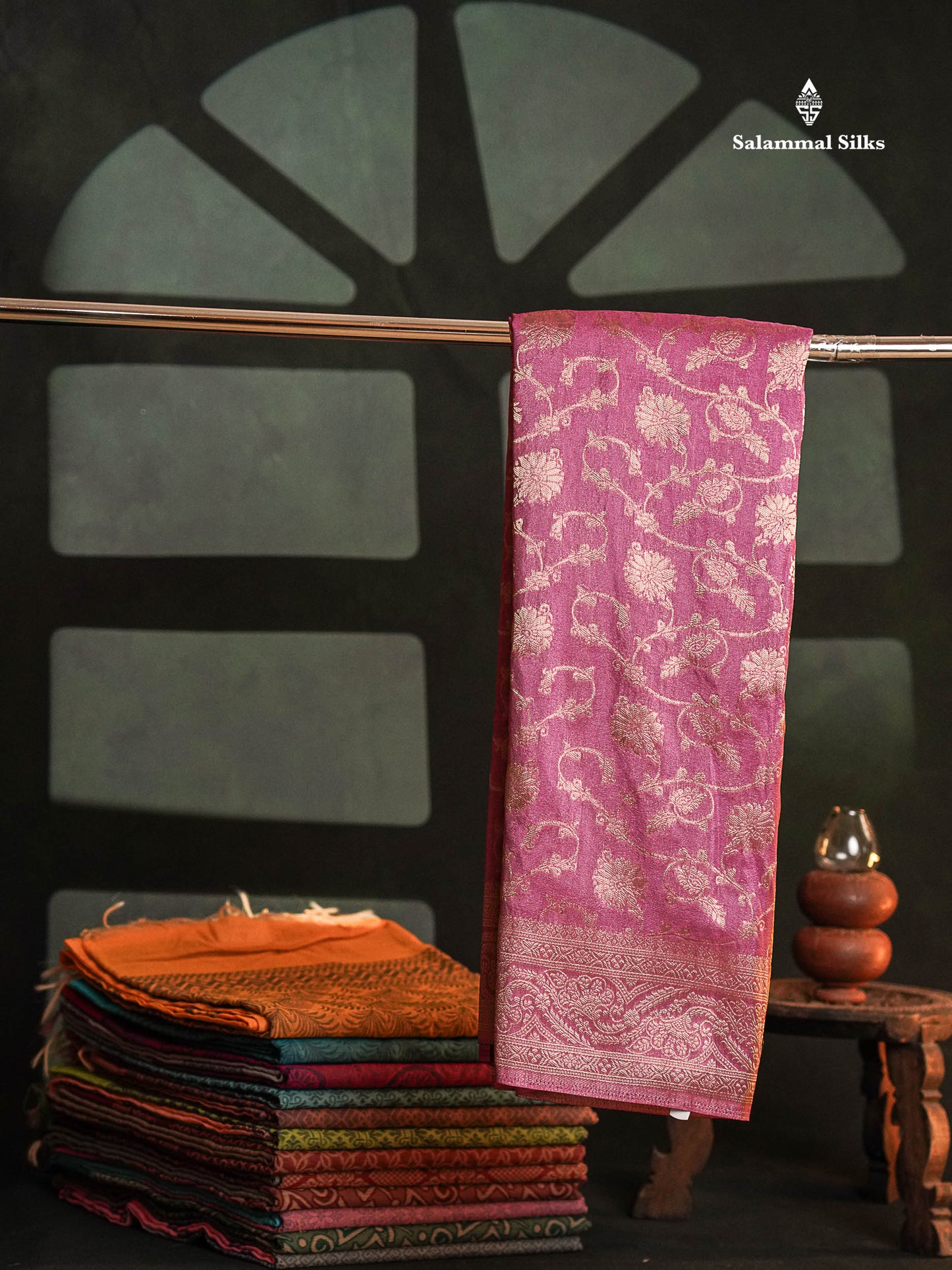 Beautiful Maroon Semi Georgette Saree With Fancy Border