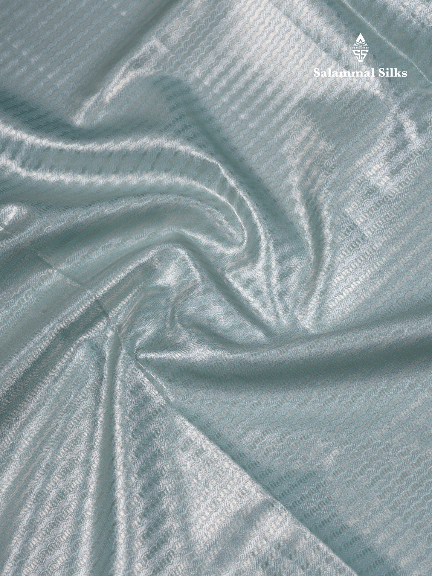 Beautiful Light Green Tissue Silk Mix Saree With Contrast Vadamalli Traditional Pallaku Evening Morning Border