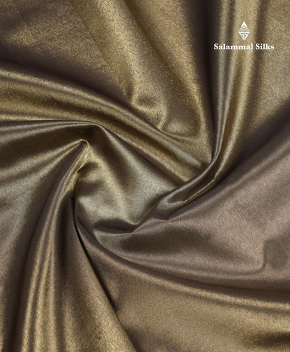 Beautiful Gold Zari Work Pure Kanjivaram Silk Saree With Tradiional Temple Border