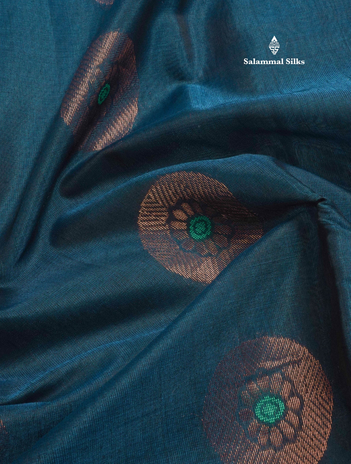 Maroon Beautiful SICO Cotton Saree With Green Border