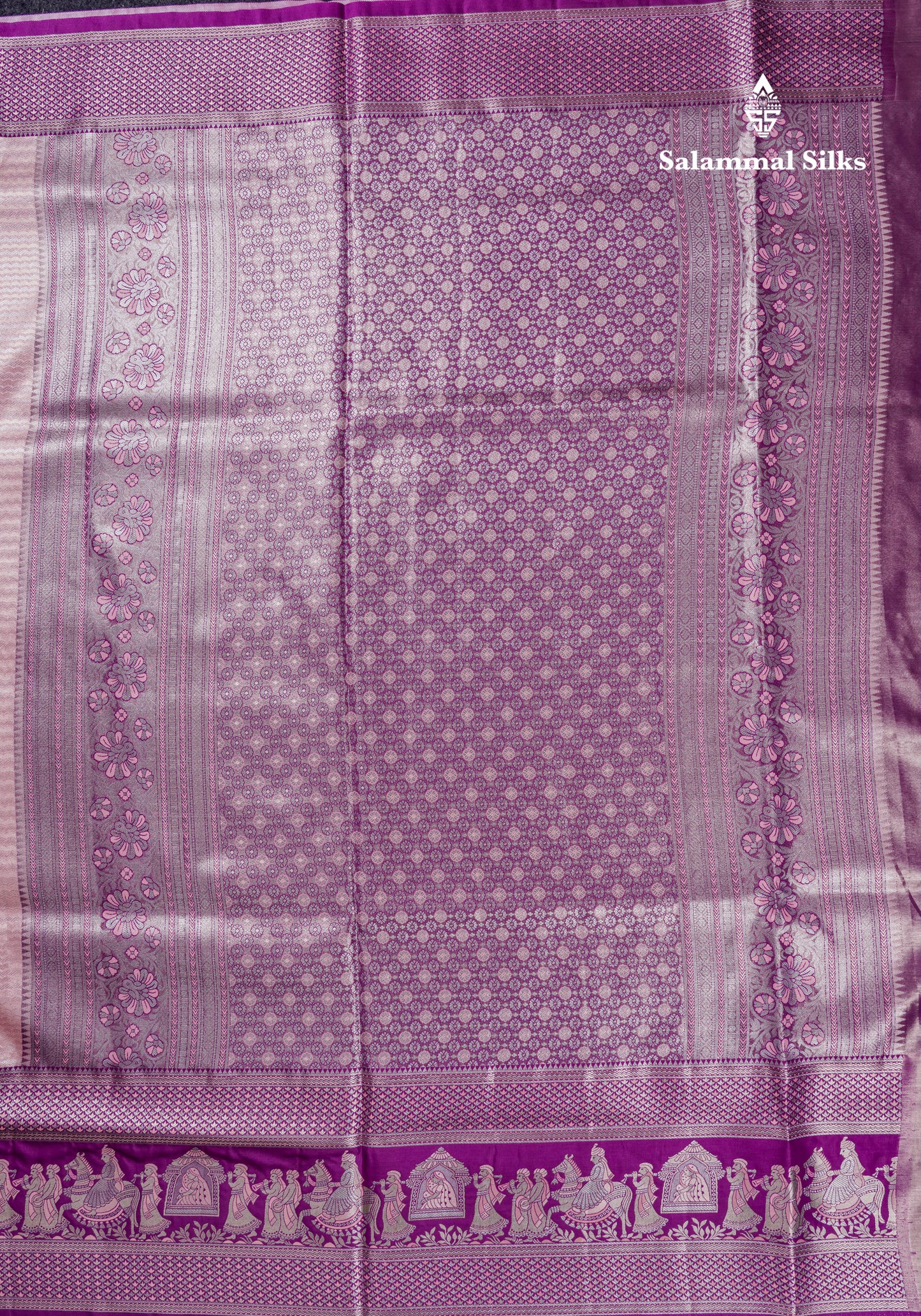 Beautiful Light Green Tissue Silk Mix Saree With Contrast Vadamalli Traditional Pallaku Evening Morning Border