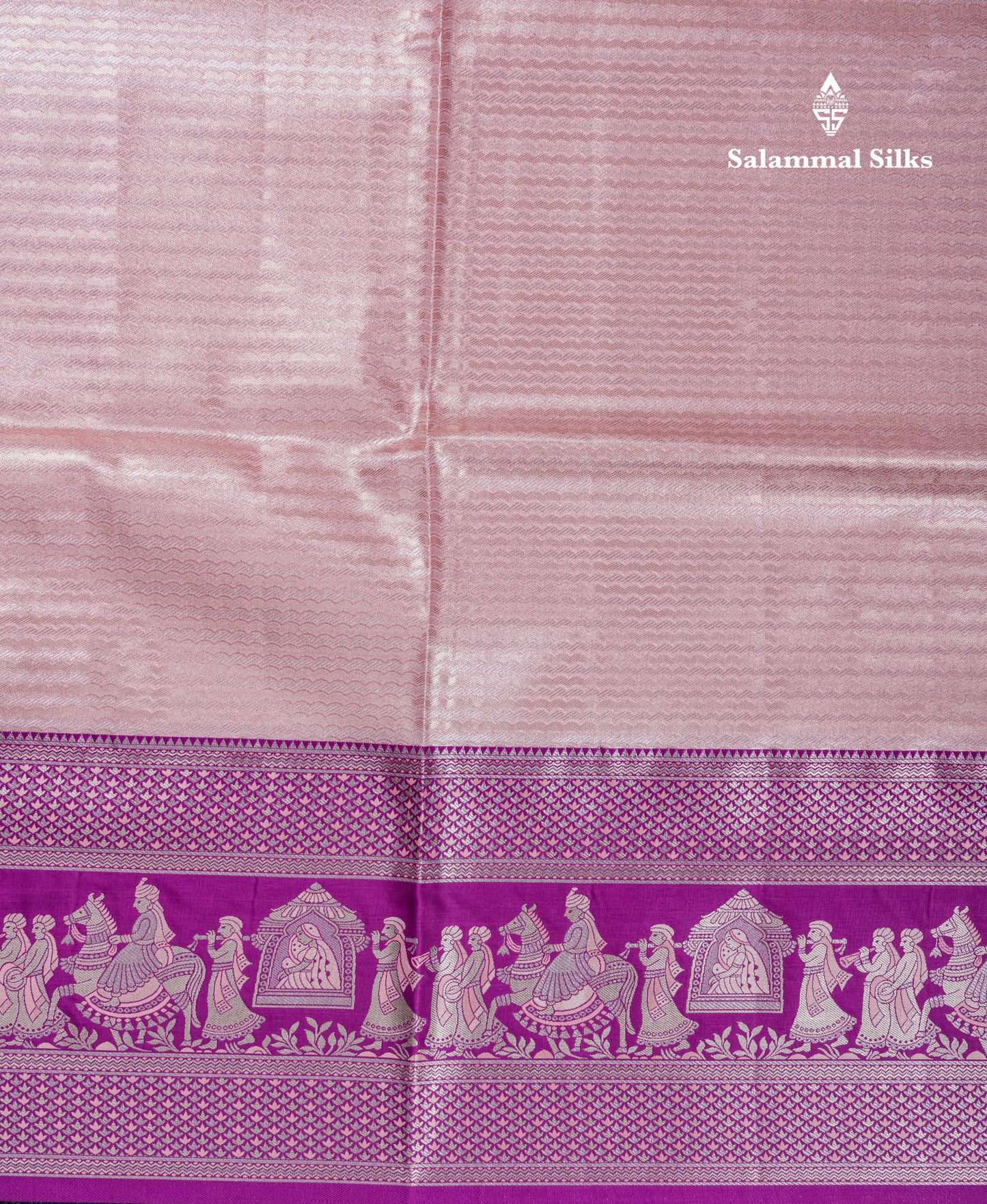 Beautiful Light Green Tissue Silk Mix Saree With Contrast Vadamalli Traditional Pallaku Evening Morning Border