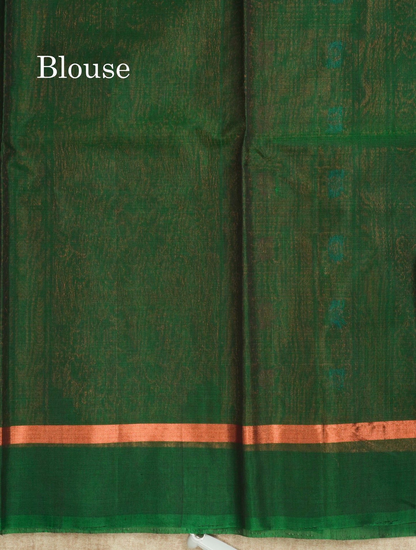 Maroon Beautiful SICO Cotton Saree With Green Border