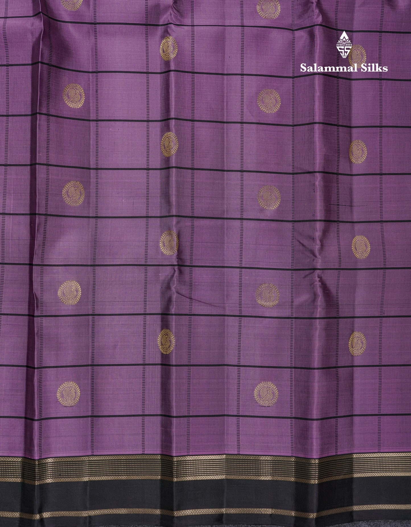 Beautiful Magenta Pink Checks With Butta Pure Kanjivaram Silk Saree With Contrast Green Traditional Gap Border