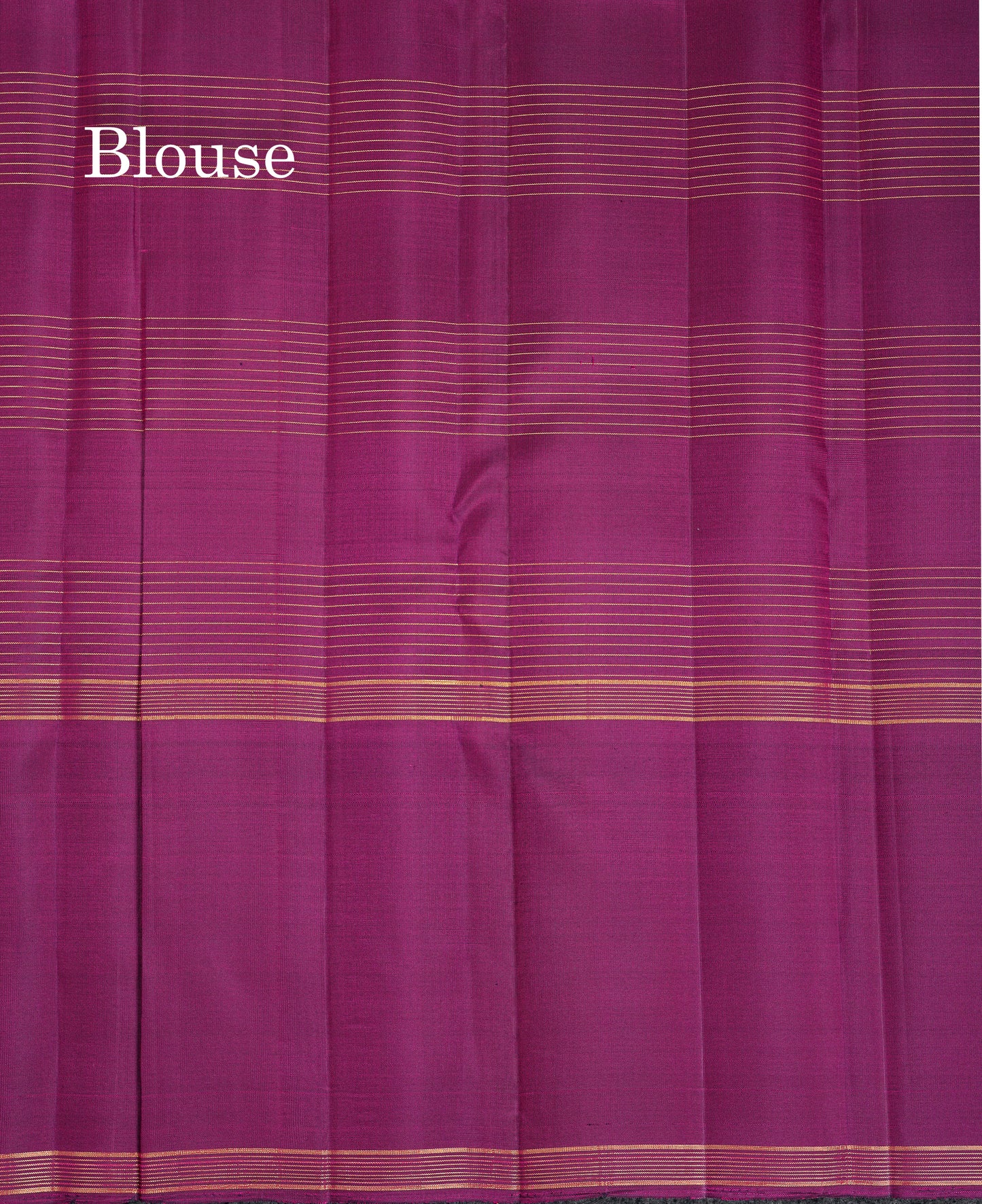 Beautiful Pink Pure Kanjivaram Silk Saree With Contrast Magenta Fancy Border