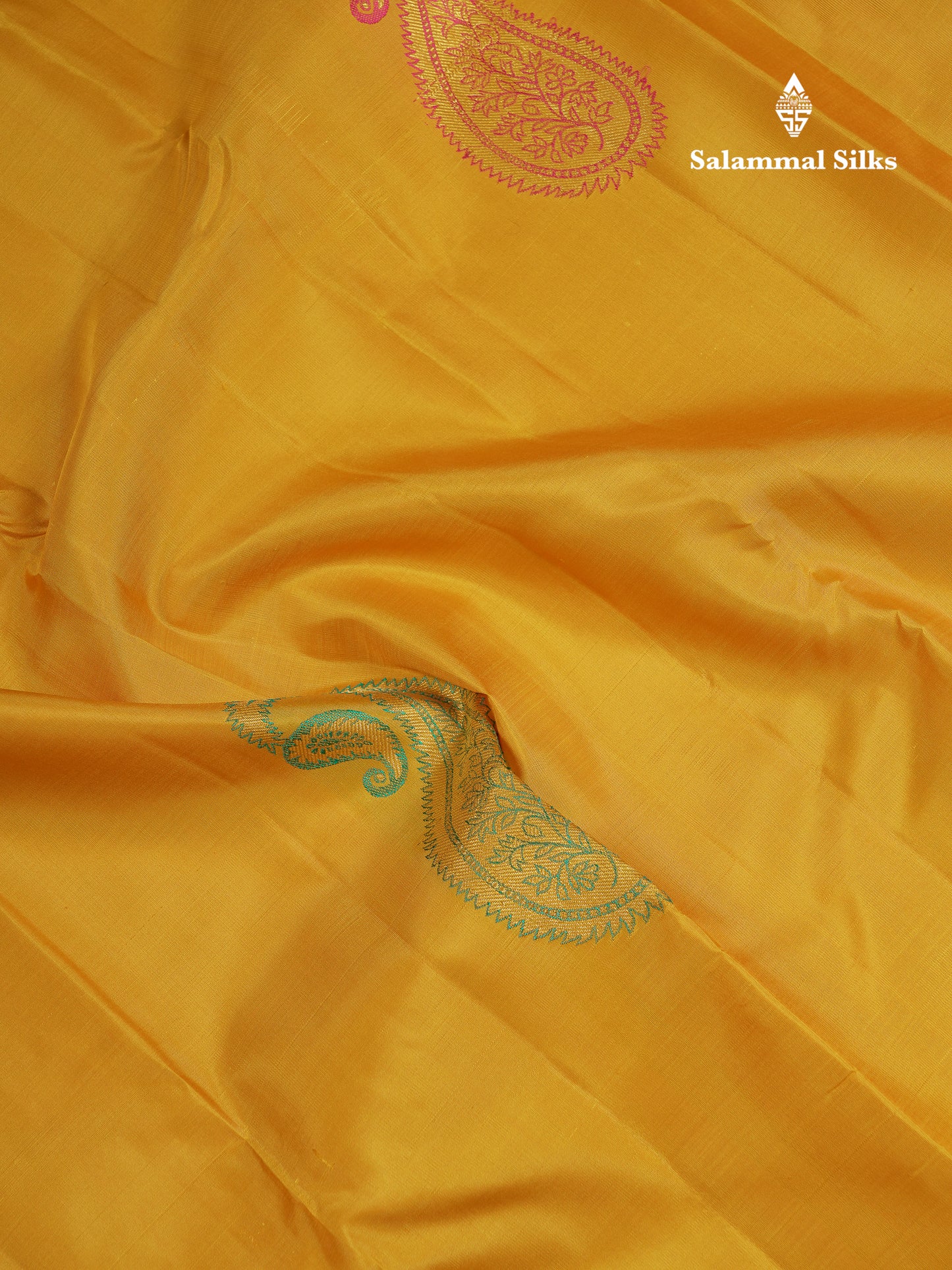 Beautiful Yellow Fancy Pure Kanjivaram Silk Saree With Contrast Pink Blouse