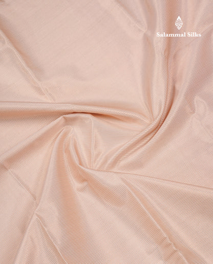 Cream Beautiful Traditional Varaoosi Semi Silk Saree With Contrast Pink Border