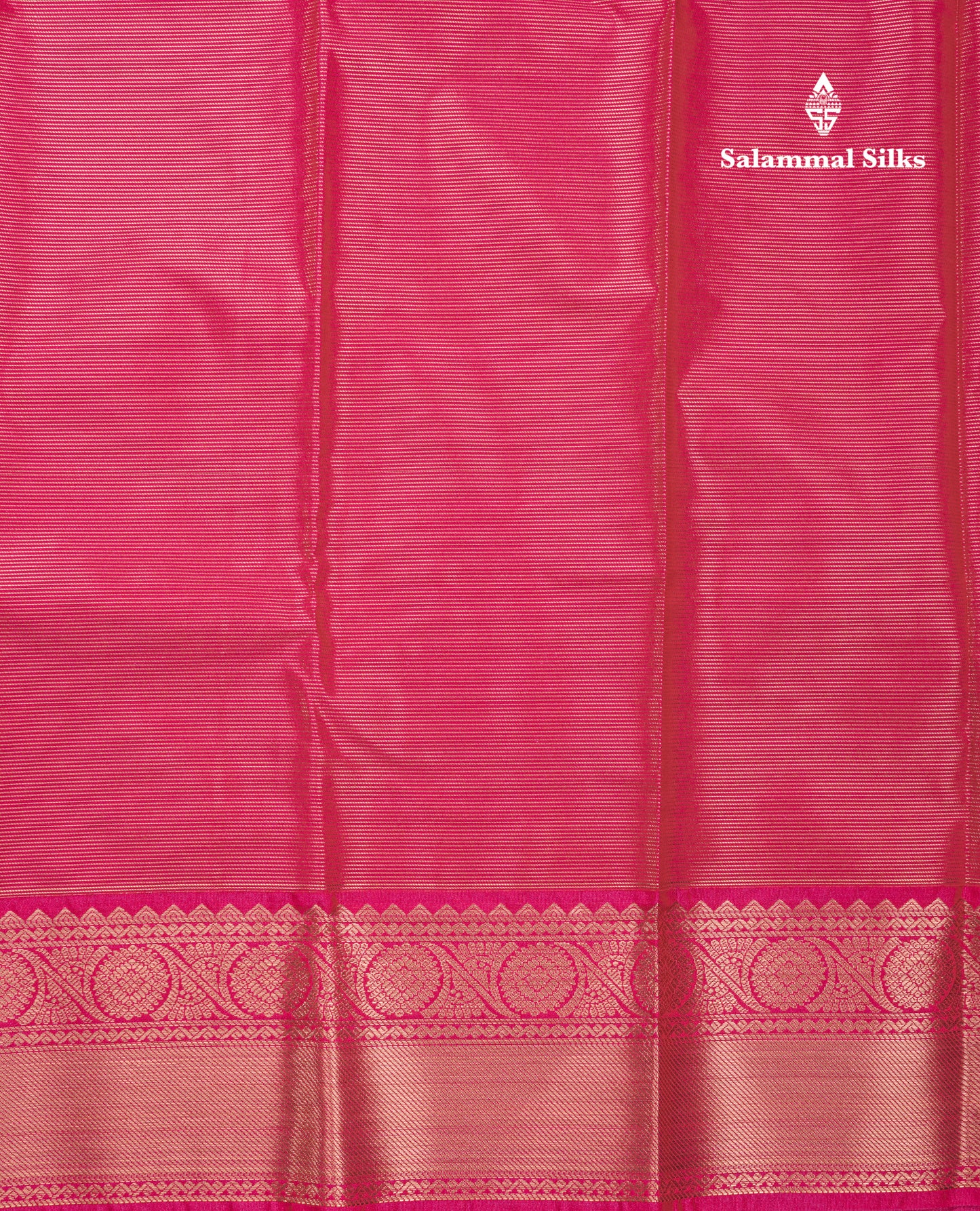 Cream Beautiful Traditional Varaoosi Semi Silk Saree With Contrast Pink Border