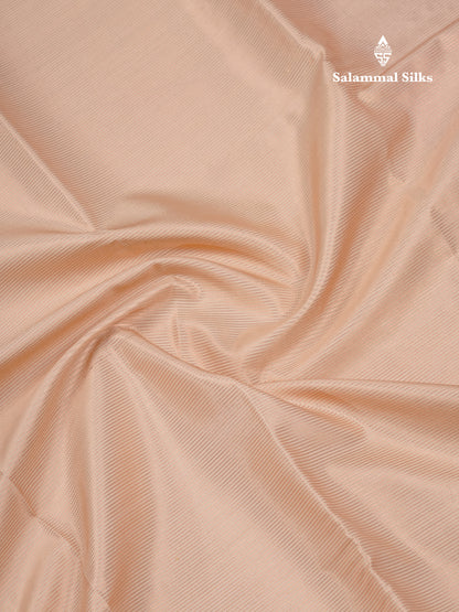 Sandal Beautiful Traditional Varaoosi Semi Silk Saree With Contrast Pink Border