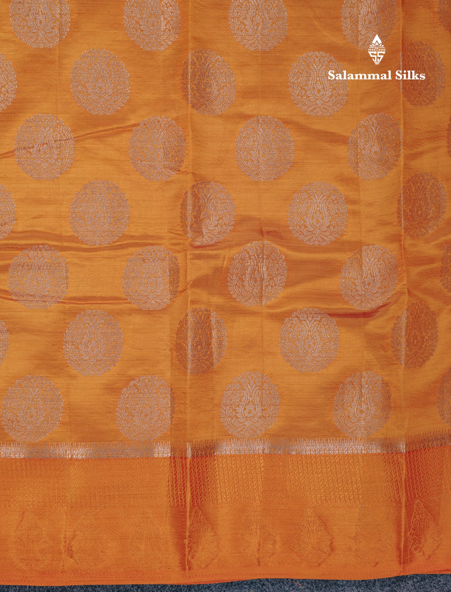 Beautiful Mustard Yellow Semi Raw Silk Saree With Fancy Border