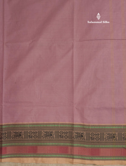 Grey Beautiful Plain Pure Cotton With Thraed Work Border