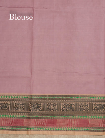 Grey Beautiful Plain Pure Cotton With Thraed Work Border