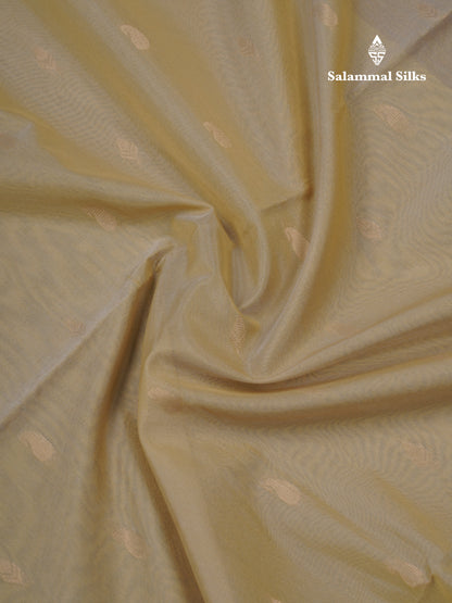 Beige Beautiful Sico Cotton Saree With Contrast Wine Colour Blouse