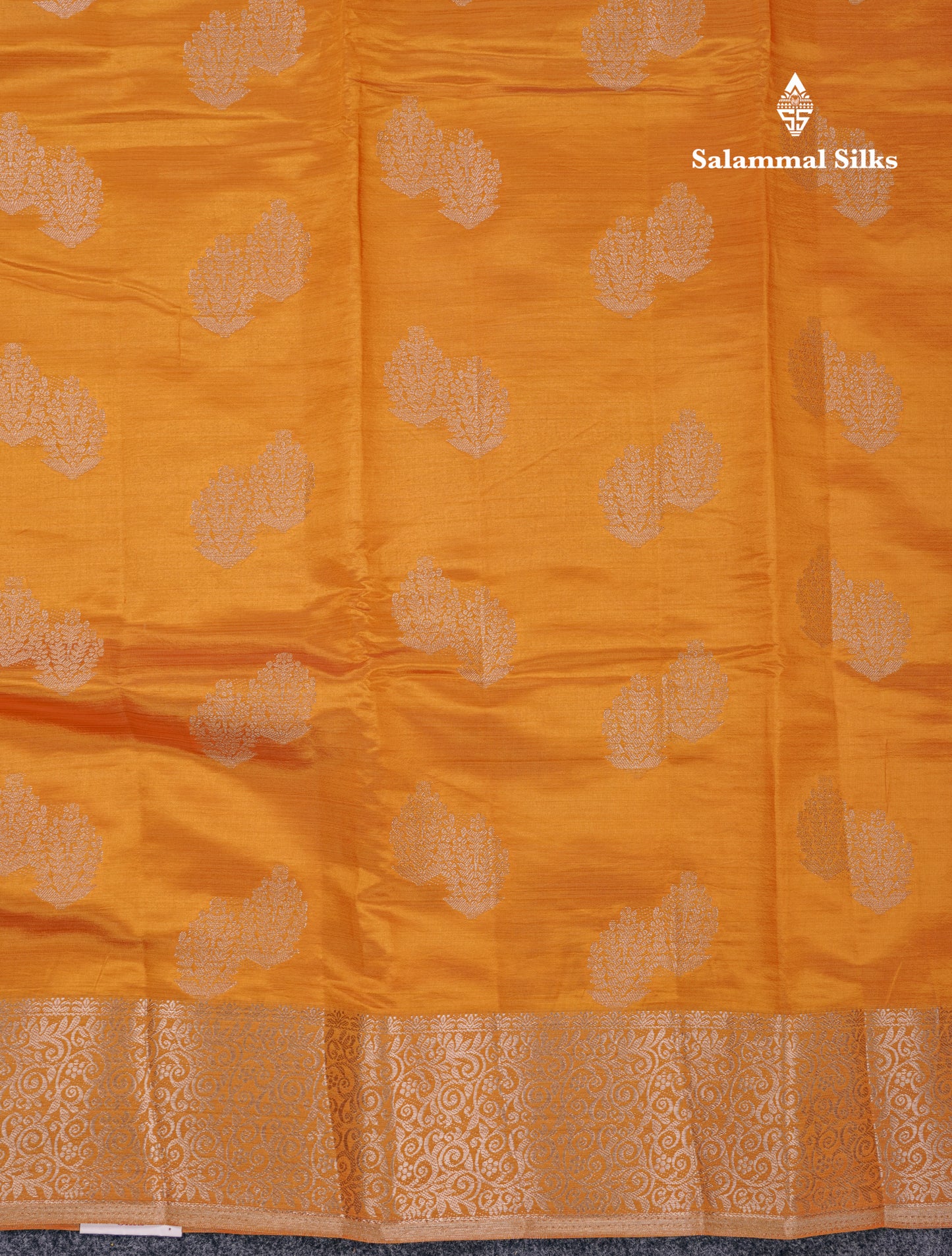 Beautiful Sapphire Blue Semi Raw Silk Saree With Fancy Border