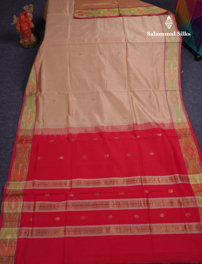 Beautiful Royal Blue Semi Silk Cotton Saree With Contrast Mustard Yellow Blouse