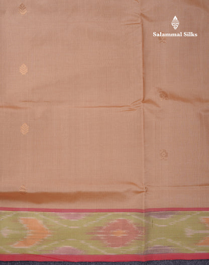 Beautiful Royal Blue Semi Silk Cotton Saree With Contrast Mustard Yellow Blouse